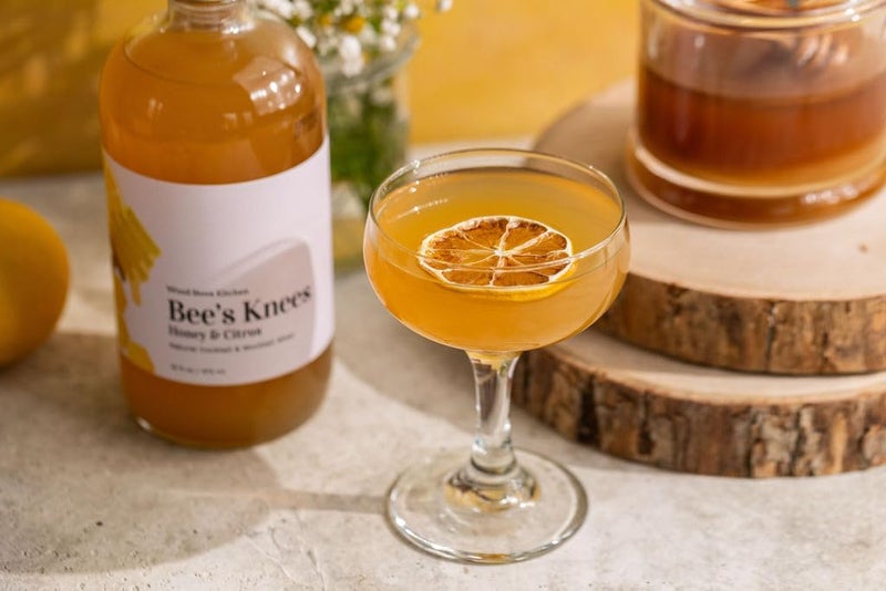 Wood Stove Kitchen - Bee's Knees Mix | Cocktail & Mocktail Mixer - Natural Craft Syrup with Tasty Flavors - Concentrated & Alcohol Free - Aromatic, Honey & Citrus, 16 oz. - Image 5